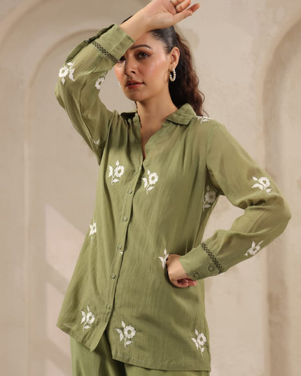 Embroidered Co-Ord Set