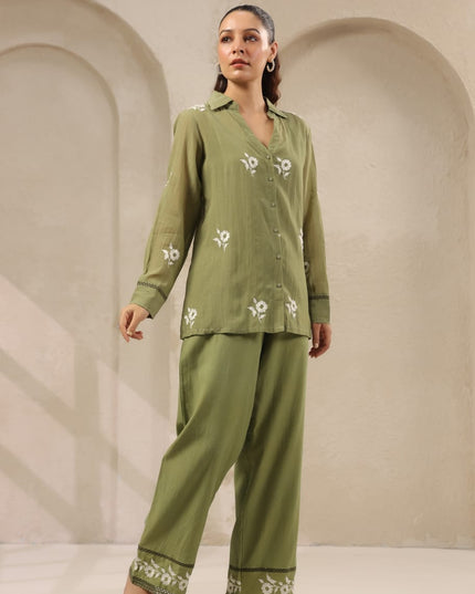 Embroidered Co-Ord Set