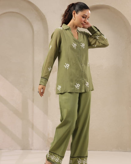 Embroidered Co-Ord Set