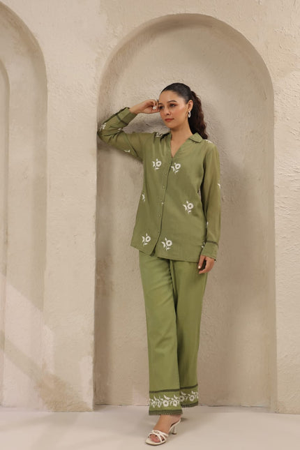 Embroidered Co-Ord Set